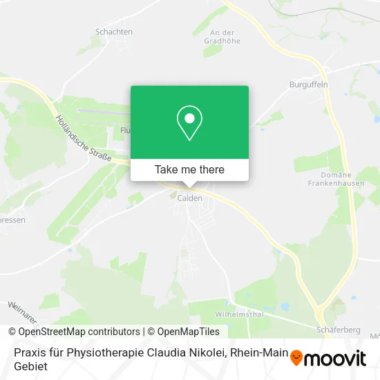 Карта Praxis für Physiotherapie Claudia Nikolei
