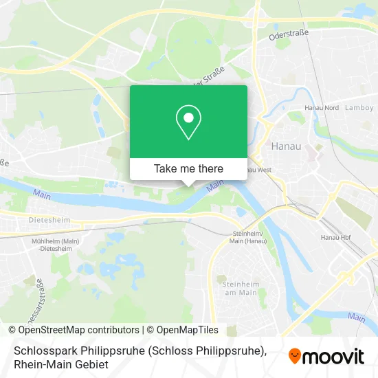 Карта Schlosspark Philippsruhe (Schloss Philippsruhe)