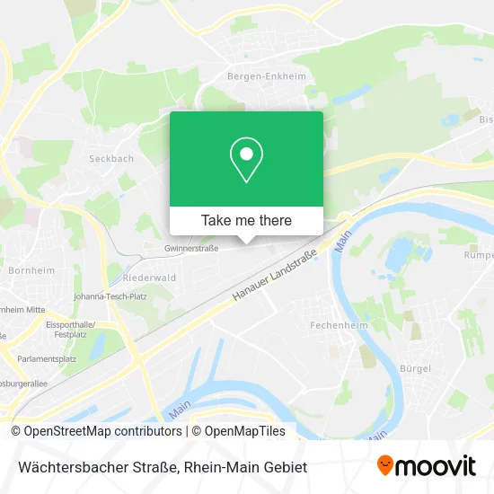 Карта Wächtersbacher Straße