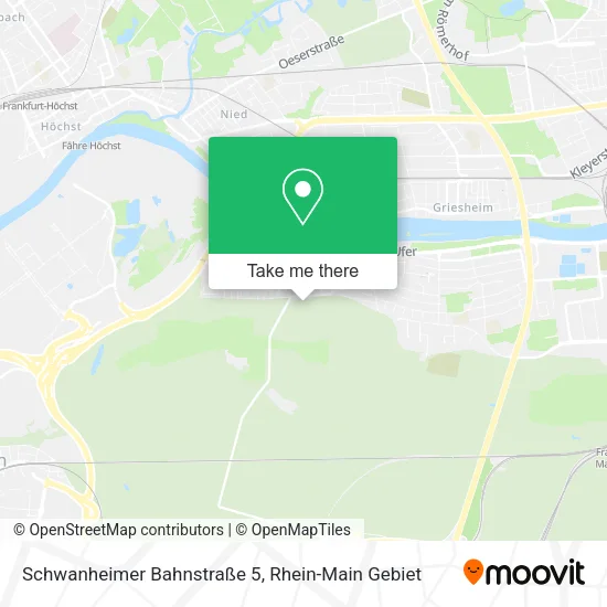 Карта Schwanheimer Bahnstraße 5