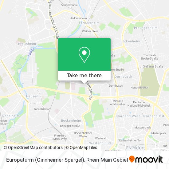 Europaturm (Ginnheimer Spargel) map