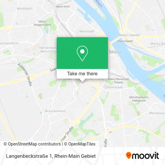 Карта Langenbeckstraße 1