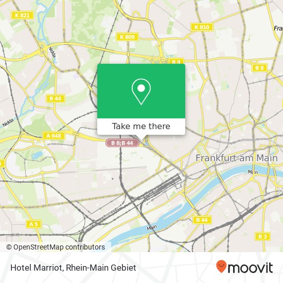 Hotel Marriot map