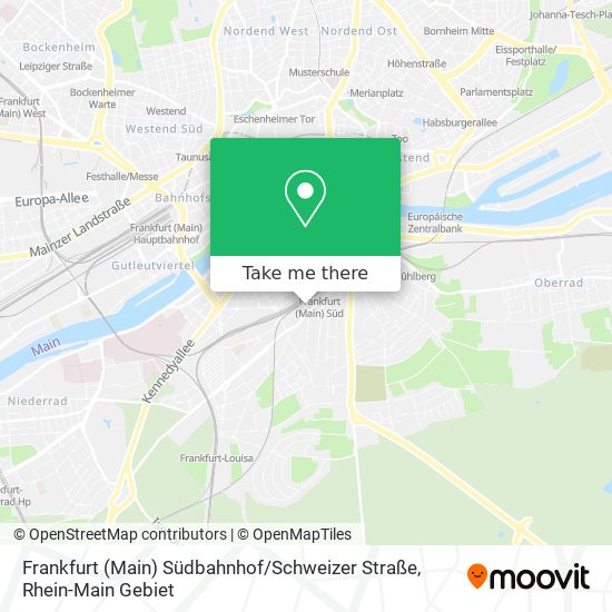 Frankfurt (Main) Südbahnhof / Schweizer Straße map