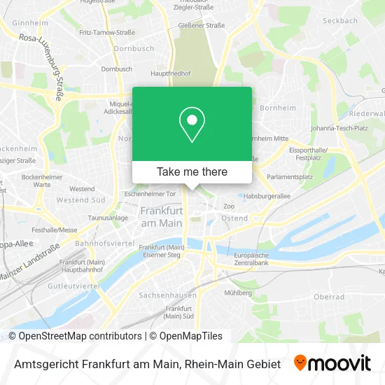 Amtsgericht Frankfurt am Main map
