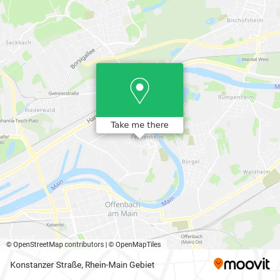 Карта Konstanzer Straße