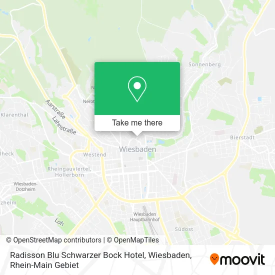 Карта Radisson Blu Schwarzer Bock Hotel, Wiesbaden