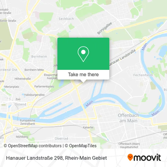 Карта Hanauer Landstraße 298