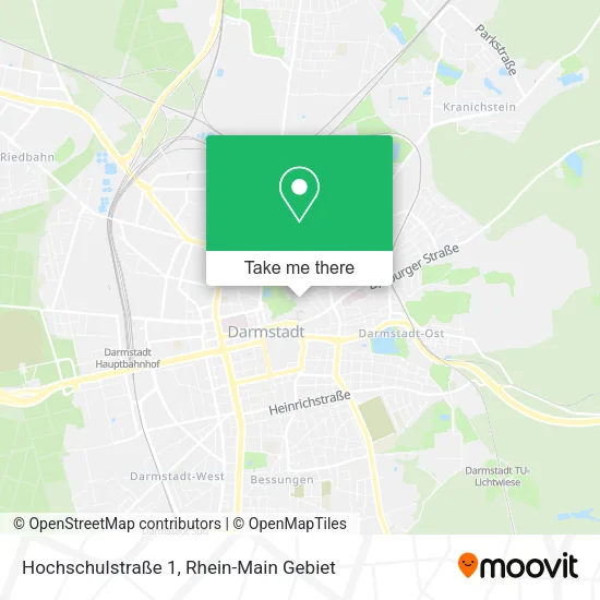 Карта Hochschulstraße 1