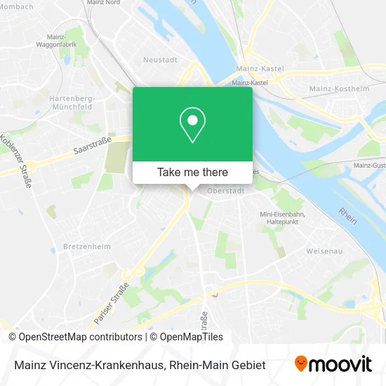 Карта Mainz Vincenz-Krankenhaus