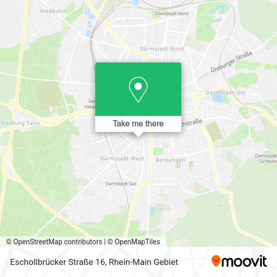 Карта Eschollbrücker Straße 16