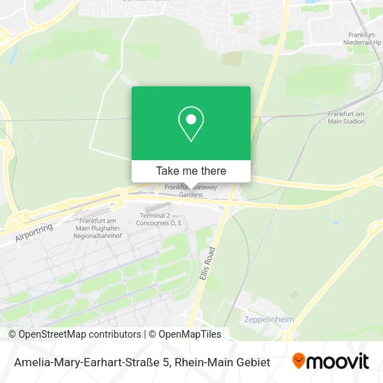 Карта Amelia-Mary-Earhart-Straße 5