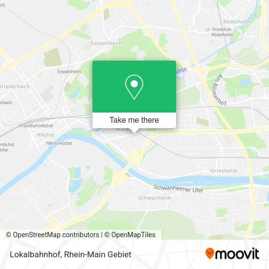 Карта Lokalbahnhof