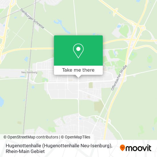 Карта Hugenottenhalle (Hugenottenhalle Neu-Isenburg)
