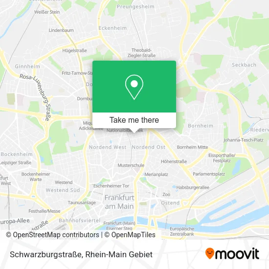 Карта Schwarzburgstraße