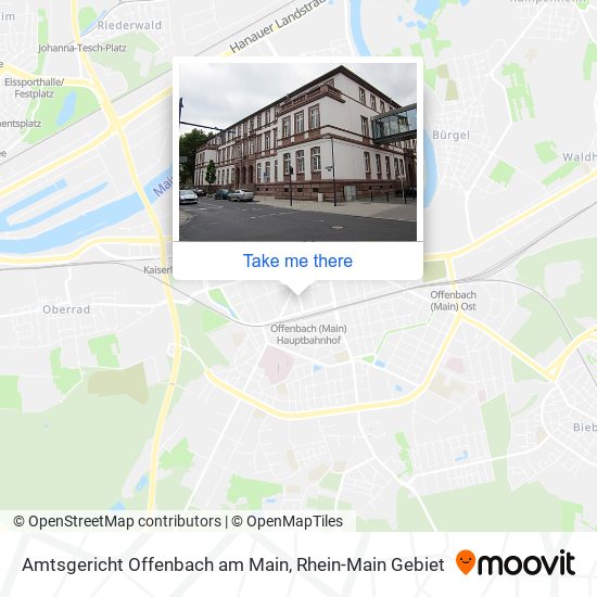 Карта Amtsgericht Offenbach am Main