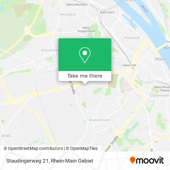 Карта Staudingerweg 21