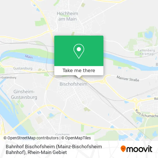 Карта Bahnhof Bischofsheim (Mainz-Bischofsheim Bahnhof)