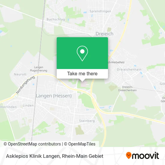 Карта Asklepios Klinik Langen