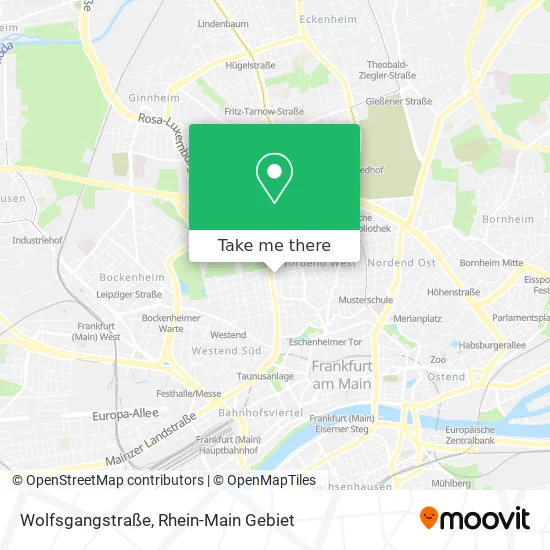 Карта Wolfsgangstraße