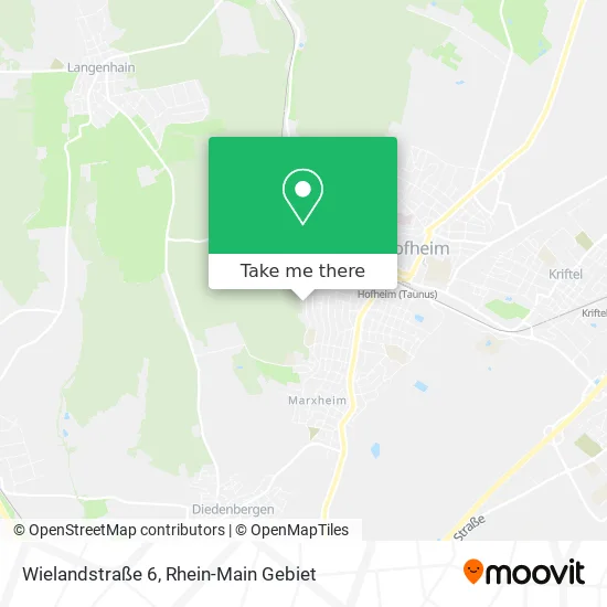 Карта Wielandstraße 6