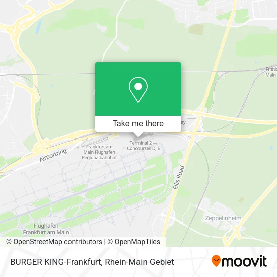 Карта BURGER KING-Frankfurt