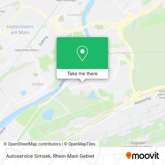 Autoservice Simsek map
