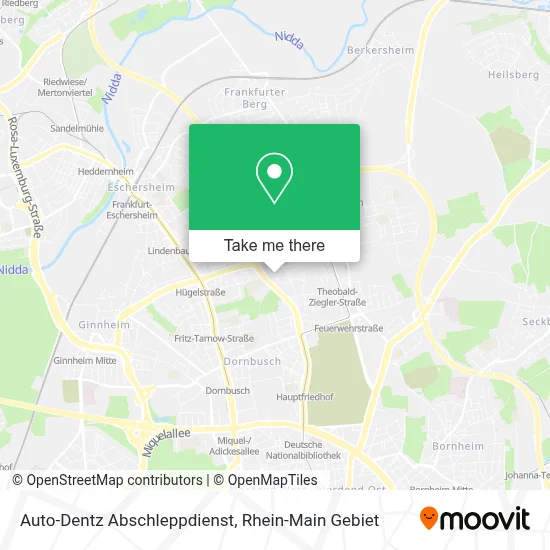 Auto-Dentz Abschleppdienst map