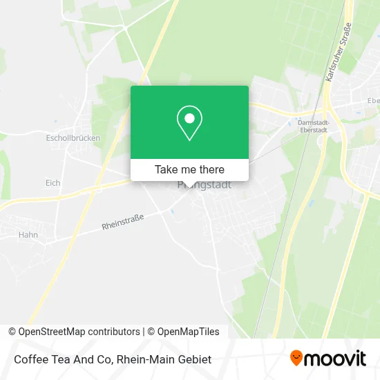 Coffee Tea And Co map