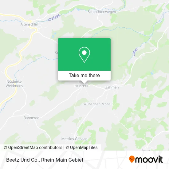 Beetz Und Co. map