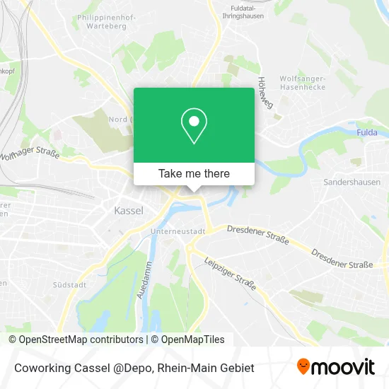 Coworking Cassel @Depo map