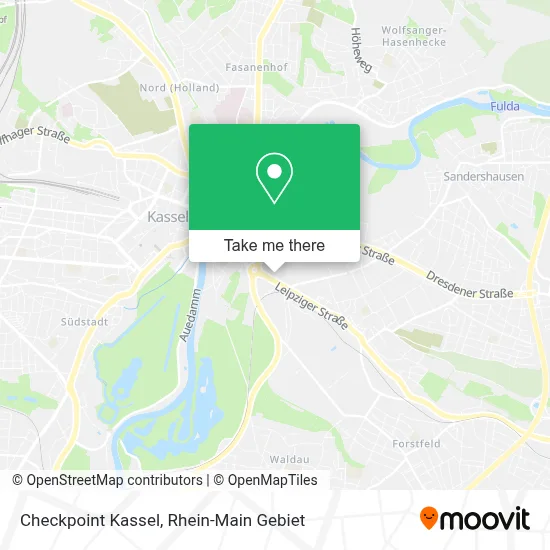 Checkpoint Kassel map