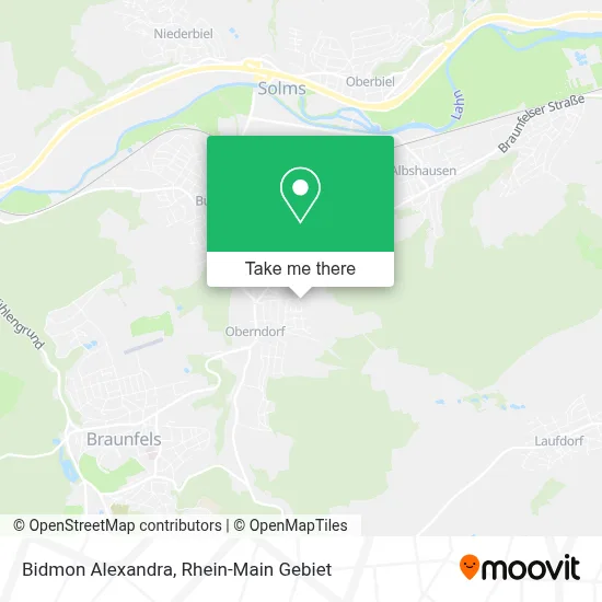 Bidmon Alexandra map