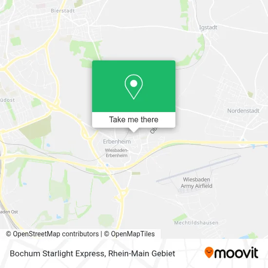 Bochum Starlight Express map
