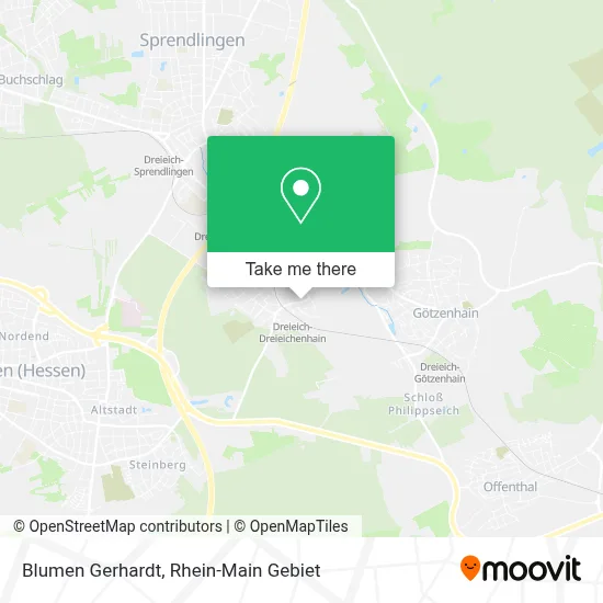 Blumen Gerhardt map
