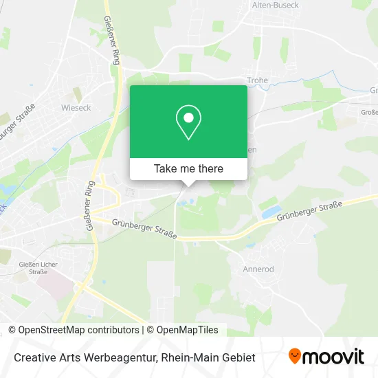 Creative Arts Werbeagentur map