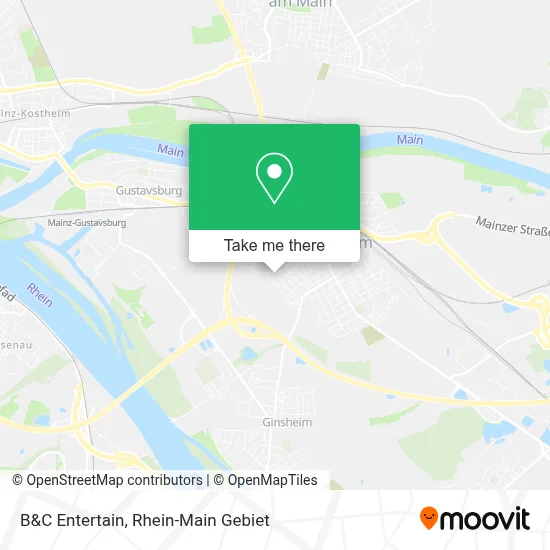 B&C Entertain map