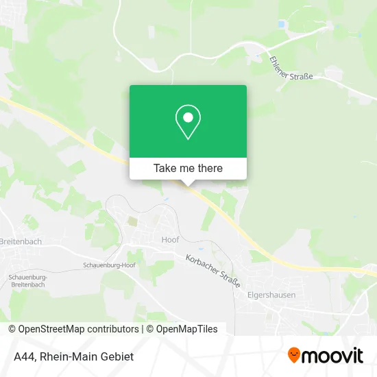 A44 map