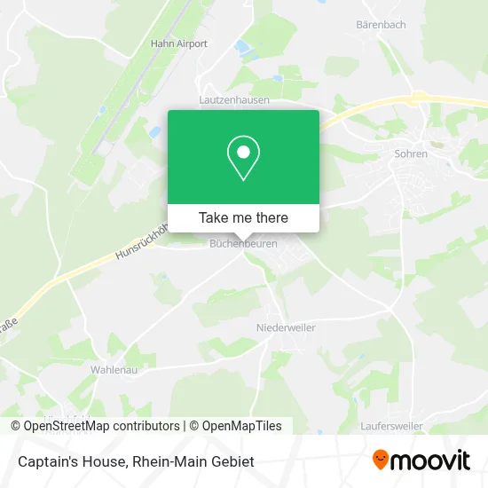 Captain's House map