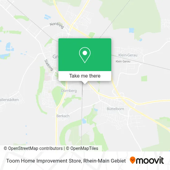 Toom Home Improvement Store map
