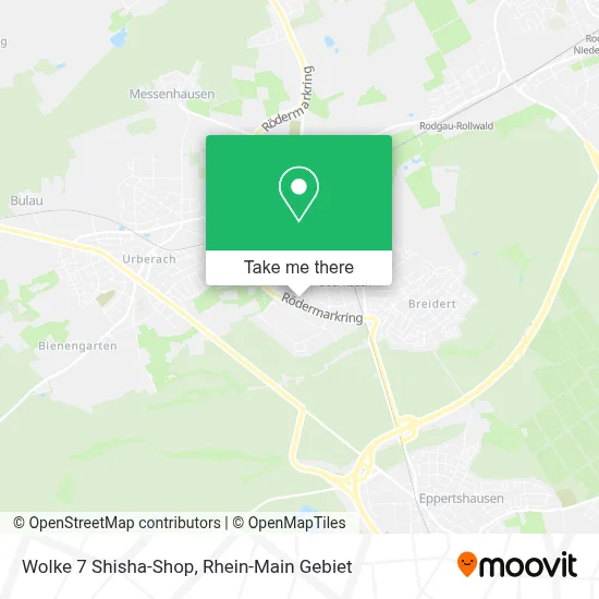 Wolke 7 Shisha-Shop map