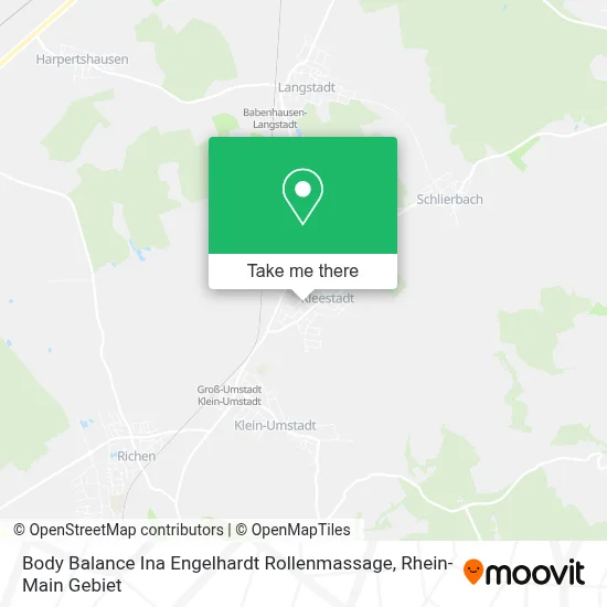 Body Balance Ina Engelhardt Rollenmassage map