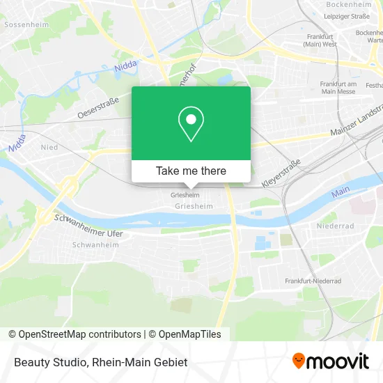 Beauty Studio map