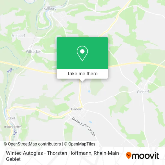 Wintec Autoglas - Thorsten Hoffmann map