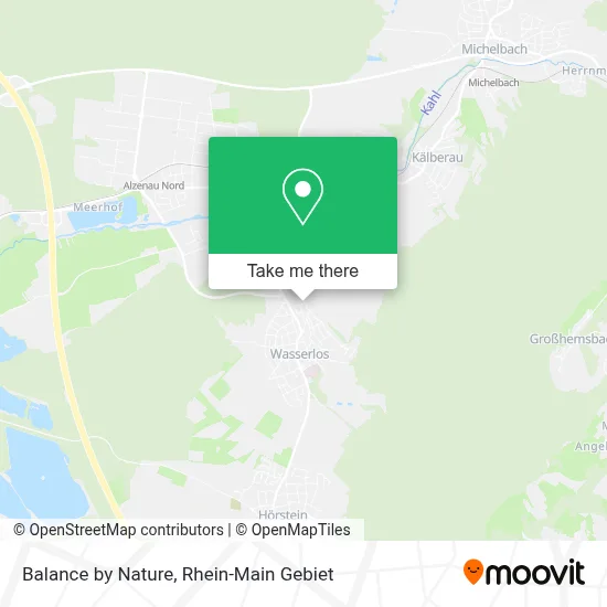 Balance by Nature map