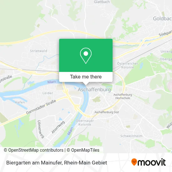 Biergarten am Mainufer map