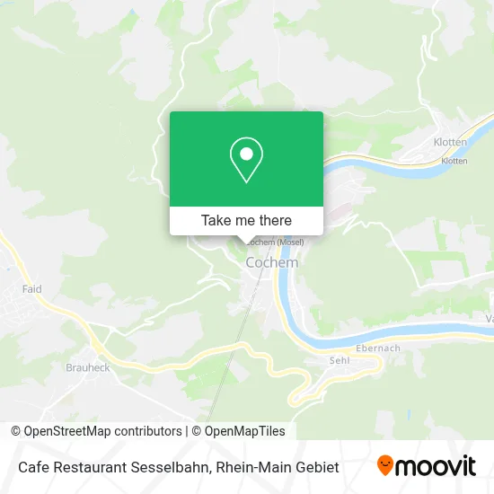 Cafe Restaurant Sesselbahn map