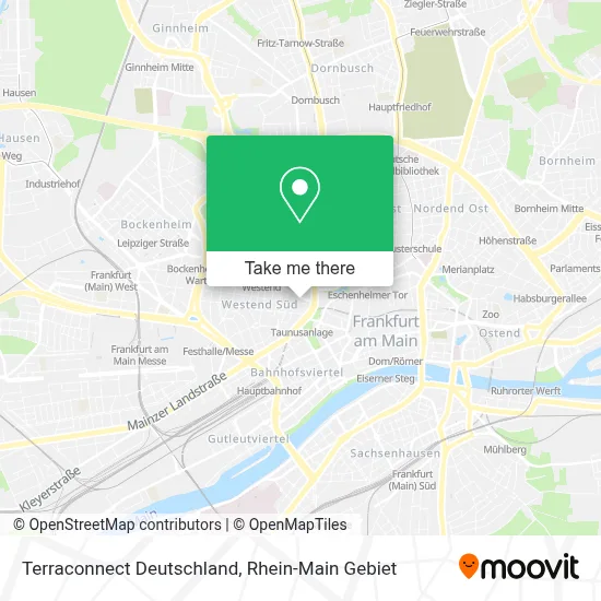 Terraconnect Deutschland map
