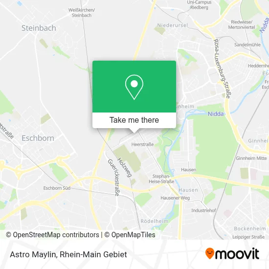 Astro Maylin map