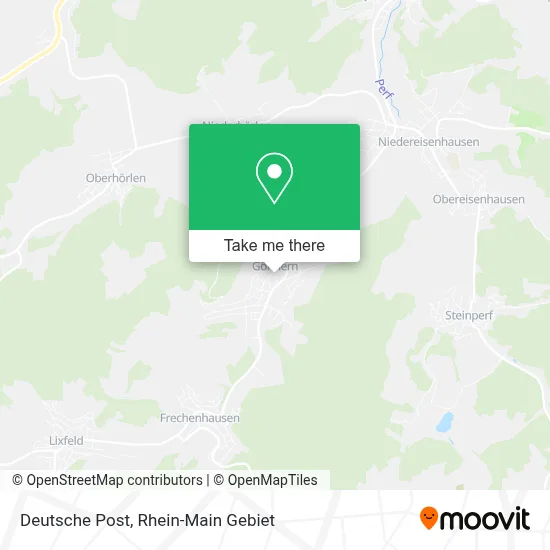 Deutsche Post map